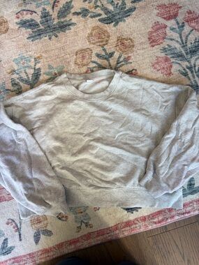 Cropped Crewneck Sweatshirt